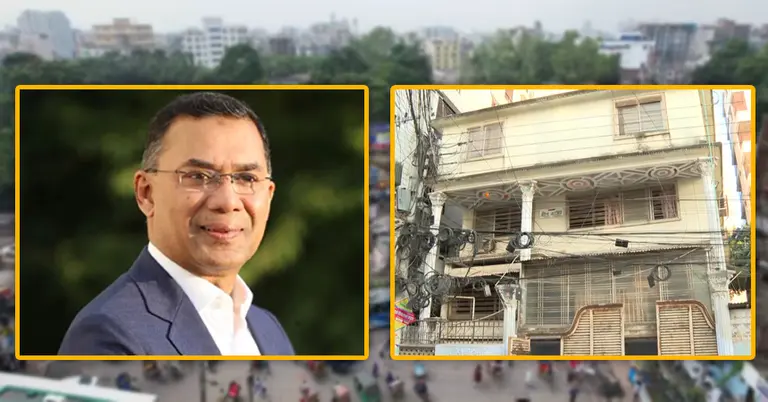 তারেক রহমানের আগমন উপলক্ষে বগুড়ায় তার গ্রিন এস্টেট বাড়ি সাজানো হয়েছে